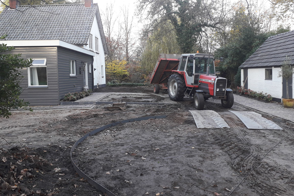 Aanleg parkeerplaats