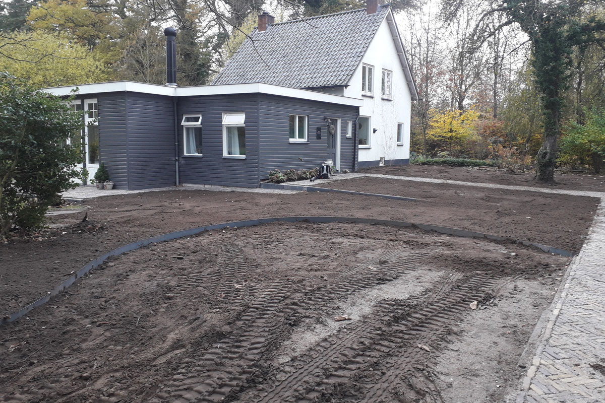 Aanleg parkeerplaats